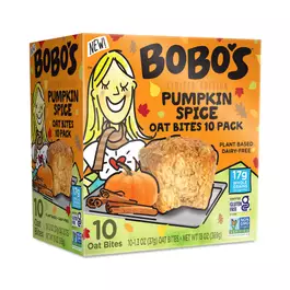  Bobo's Oat Bars Bites, Pumpkin Spice
