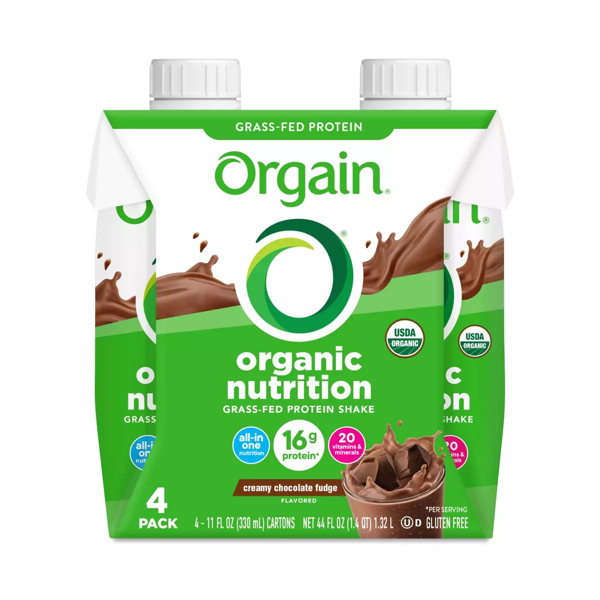 Orgain Organic Protein Shake, Smooth Chocolate