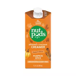  Nutpods Unsweetened Almond & Coconut Creamer, Pumpkin Spice