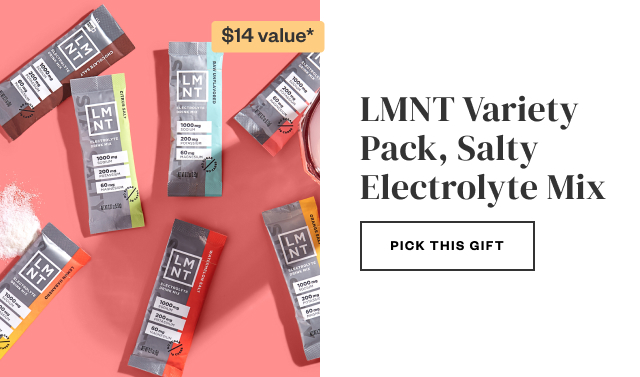 LMNT Variety Pack. Pick this gift.