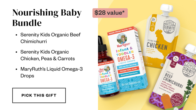 Nourishing Baby Bundle. Pick this gift.