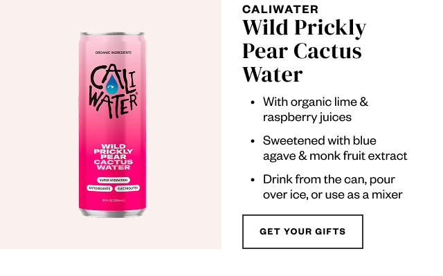 Caliwater Wild Prickly Pear Cactus Water. Get Your Gifts.