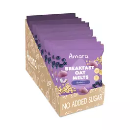  Amara Organic Breakfast Oat Melts, Blueberry