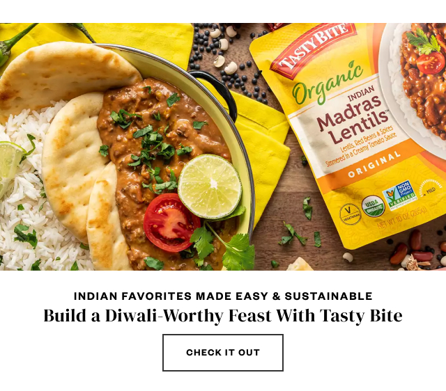 Build a Diwali-Worthy Feast With Tasty Bite. Check It Out.