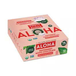  Aloha Protein Bar, Peppermint White Chocolate