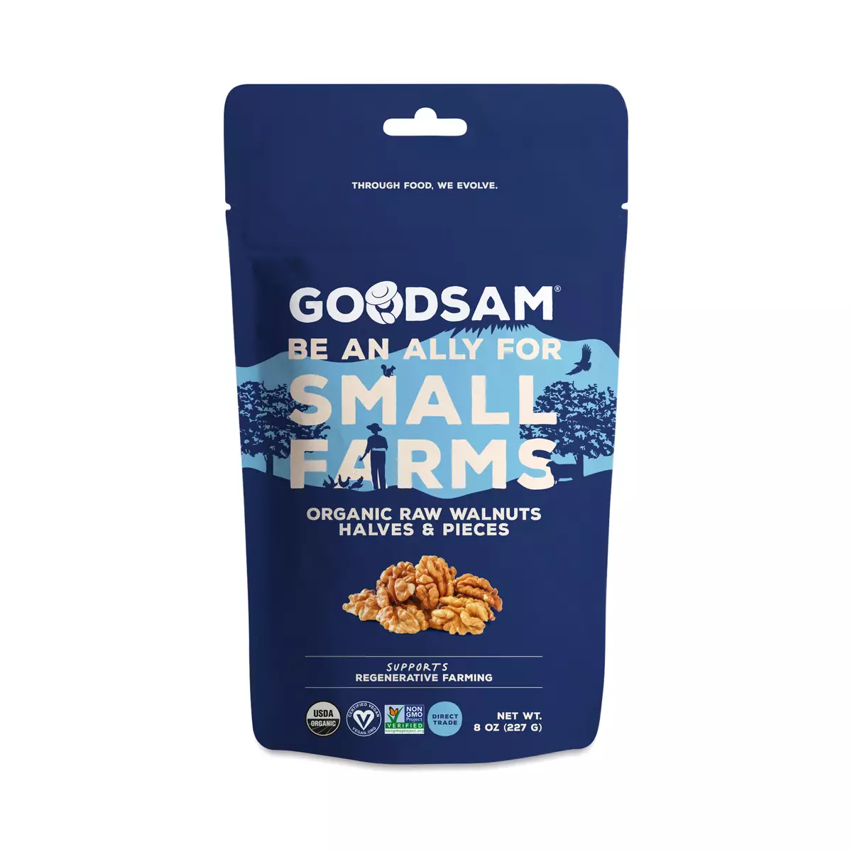 Organic Raw Walnuts, Unsalted