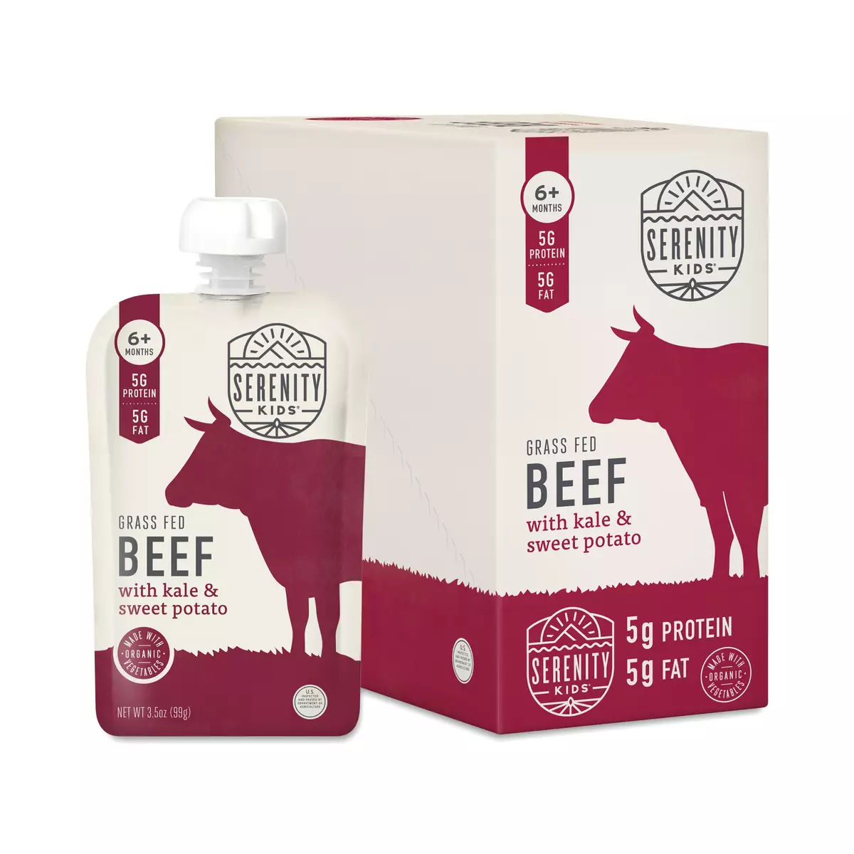 Grass-Fed Beef, Kale & Sweet Potato Baby Food