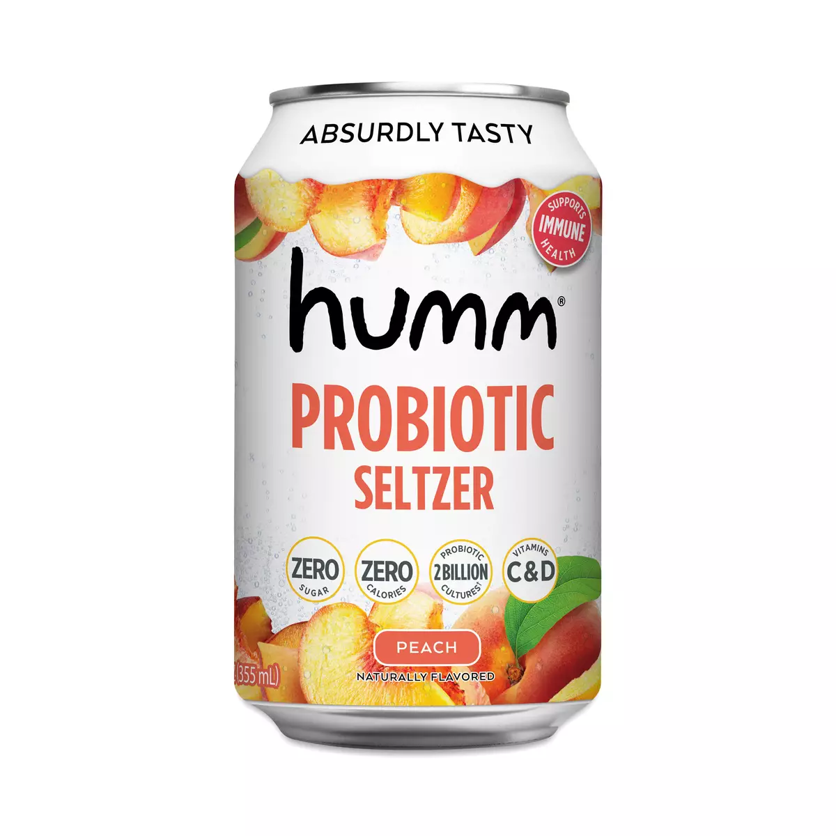 Probiotic Seltzer, Peach