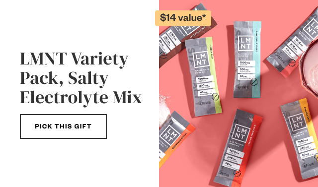 LMNT Variety Pack. Pick this gift.