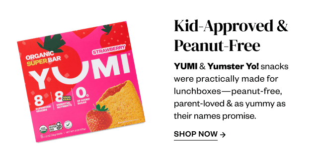 Kid-Approved + Peanut-Free. Shop Now
