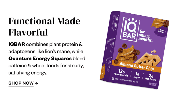 Functional Made Flavorful. Shop Now
