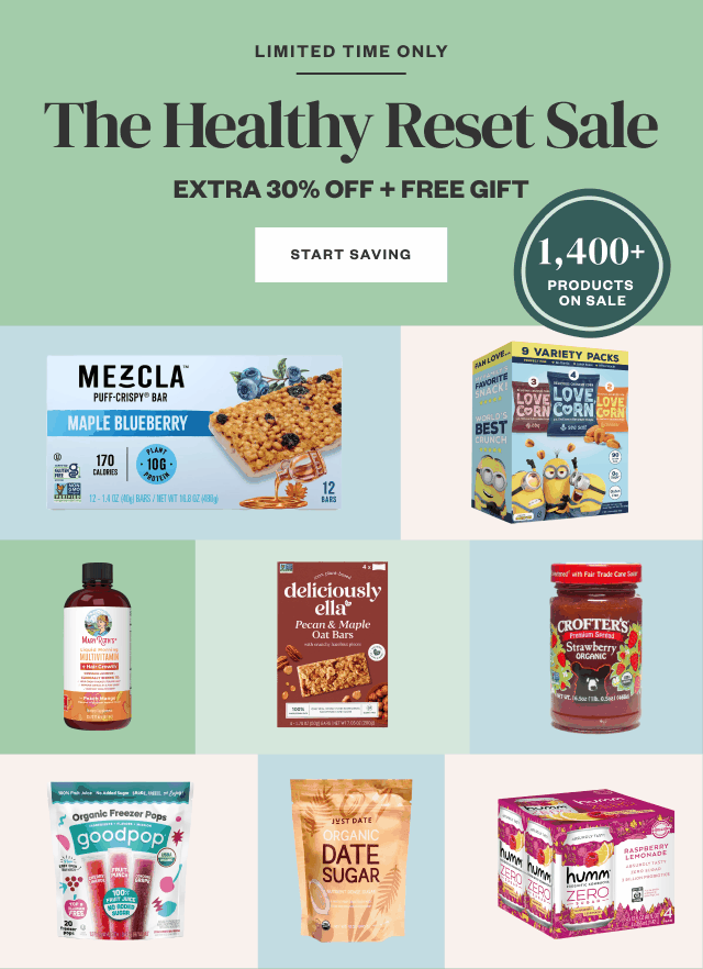 Limited Time Only: The Healthy Reset Sale. Start Saving.