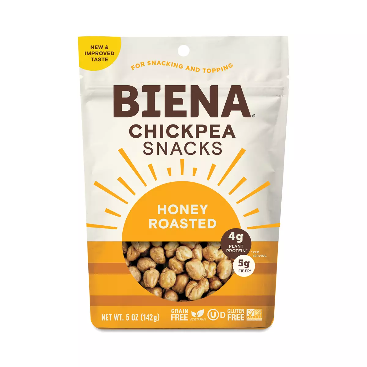 Biena Honey Roasted Chickpea Snacks