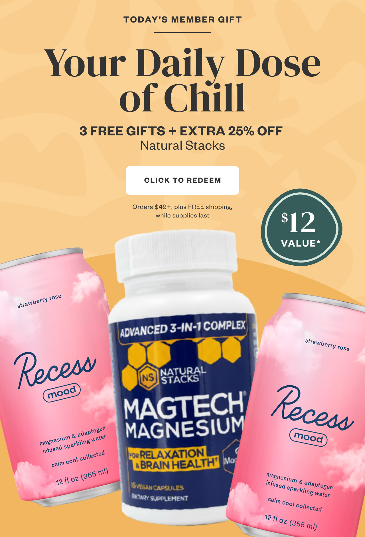 Today's Member Gift: Your Daily Dose of Chill. Click to Redeem.