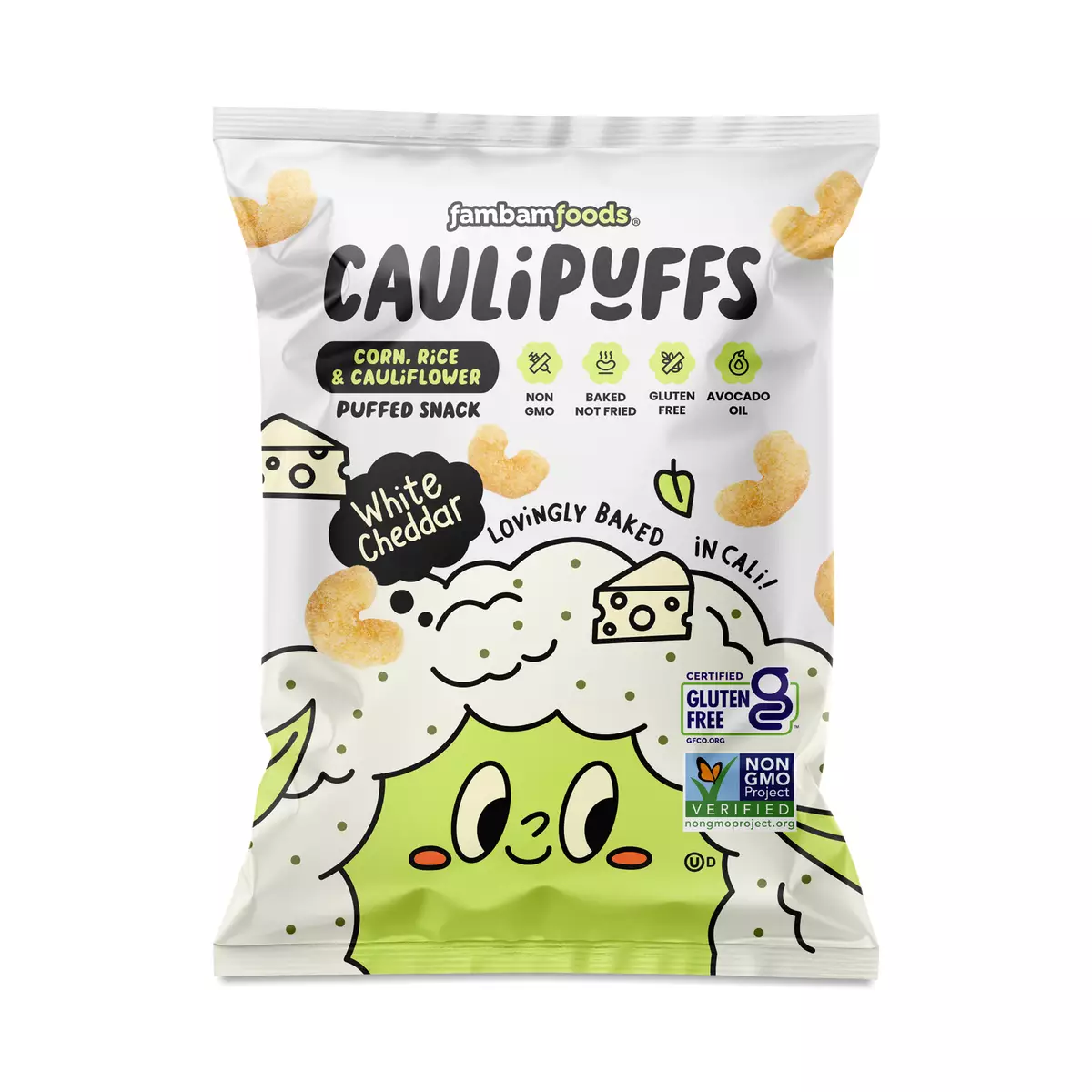 Puffed Snack, White Cheddar