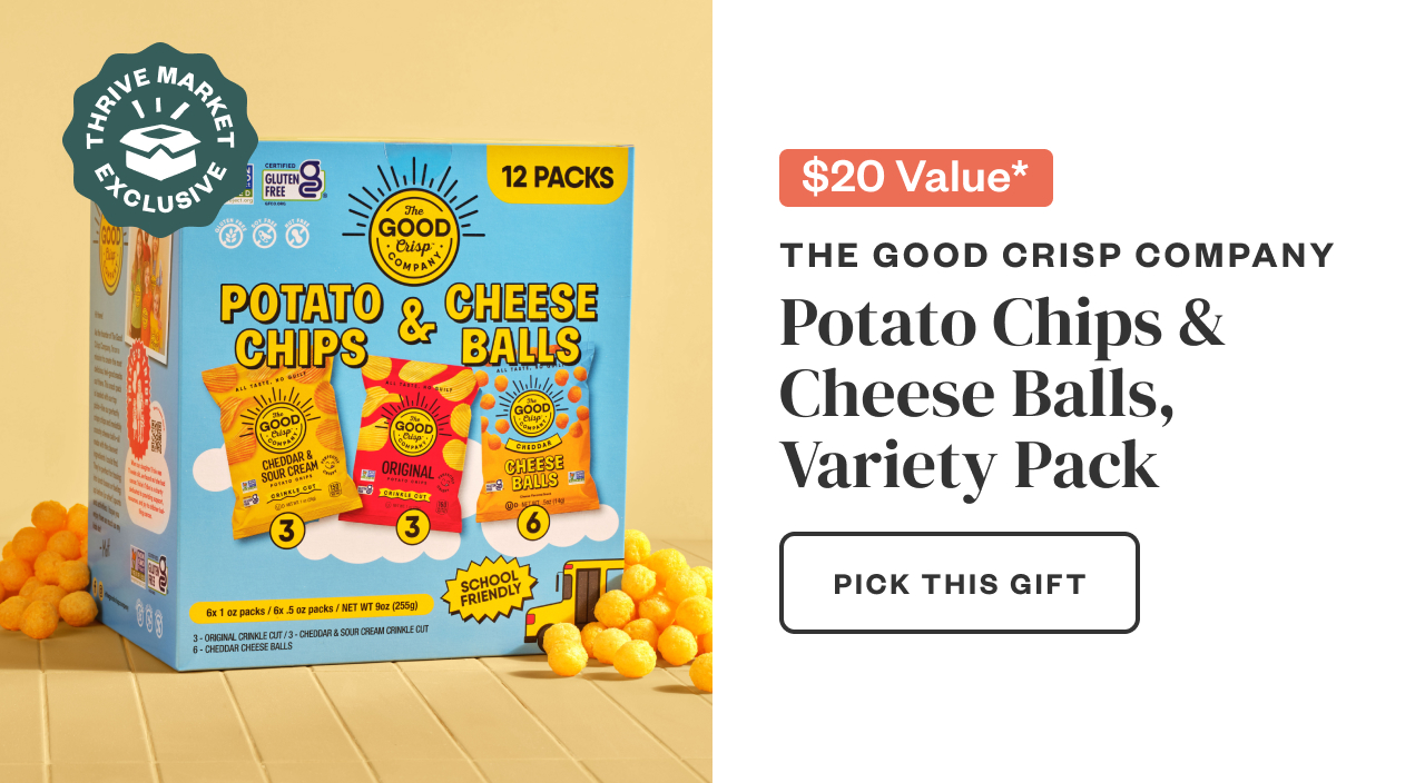 The Good Crisp Company. Pick this gift.