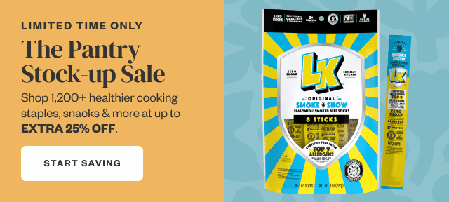 Limited Time Only: The Pantry Stock-up Sale. Start Saving.
