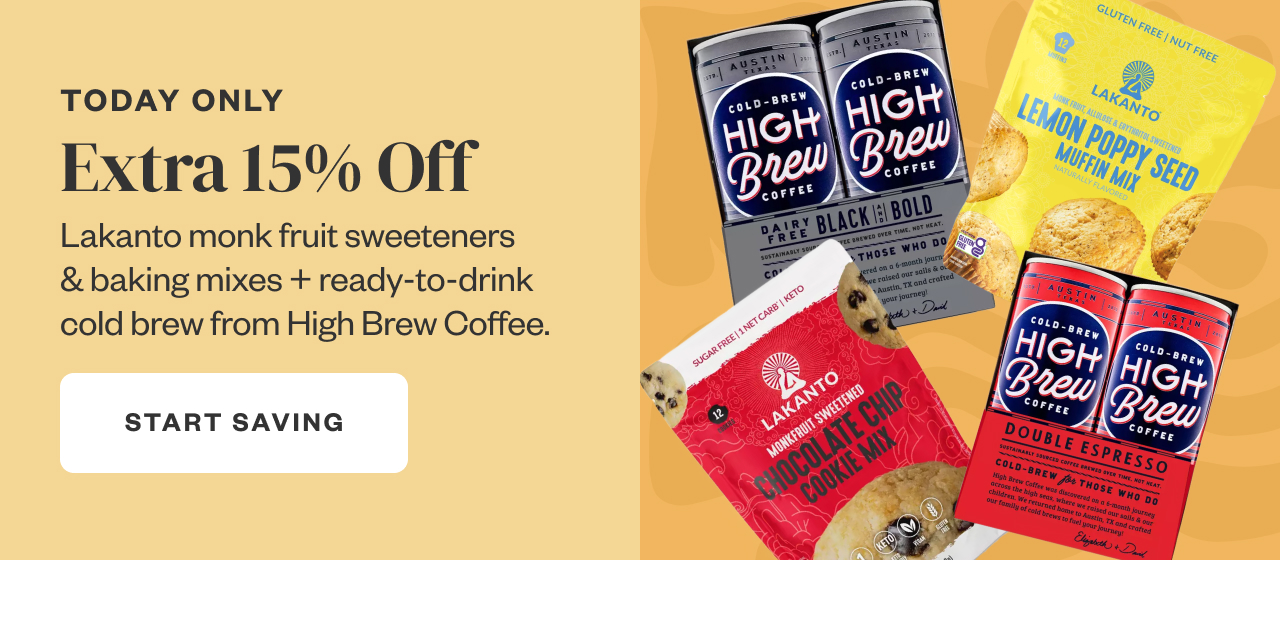 Today Only: Extra 15% Off. Start Saving.