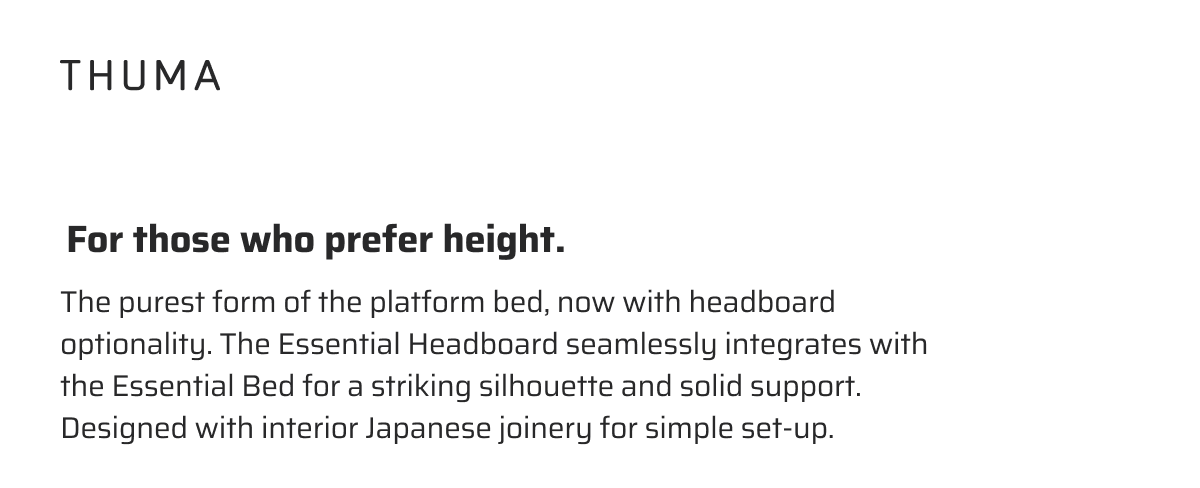 For those who perfer height.