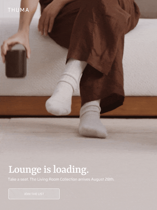 Lounge is loading. Take a seat. Join the list.