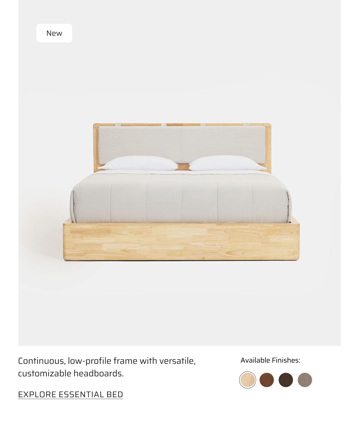 Explore Essential Bed.