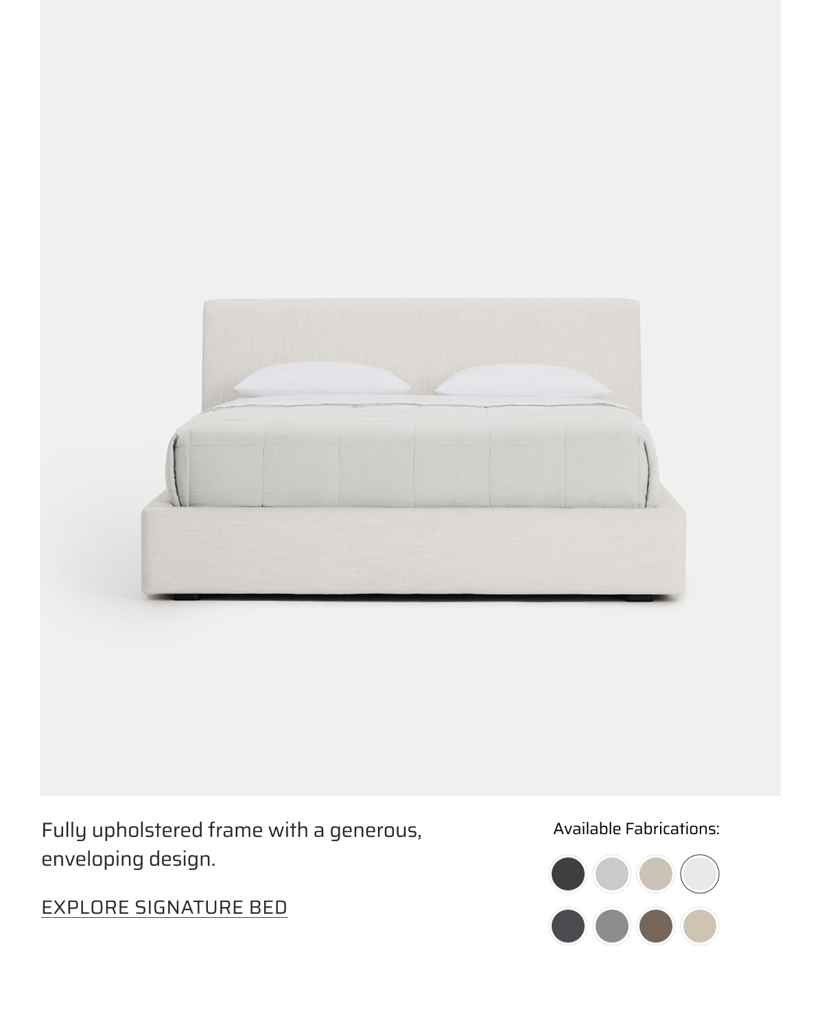 Explore Signature Bed.