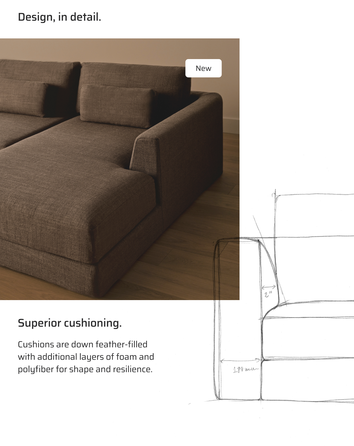 Design, in detail.