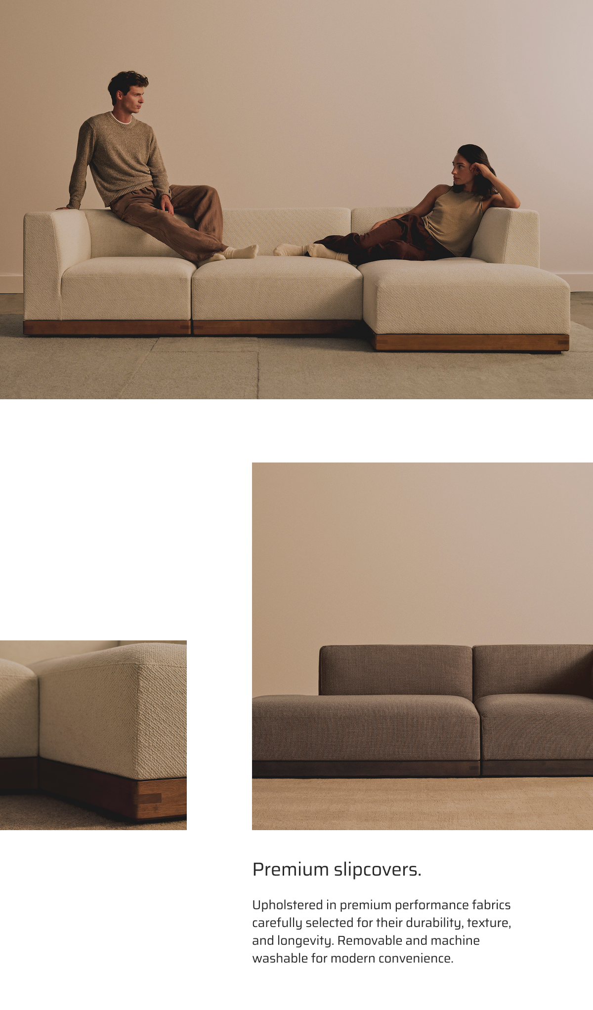 Premium slipcovers.