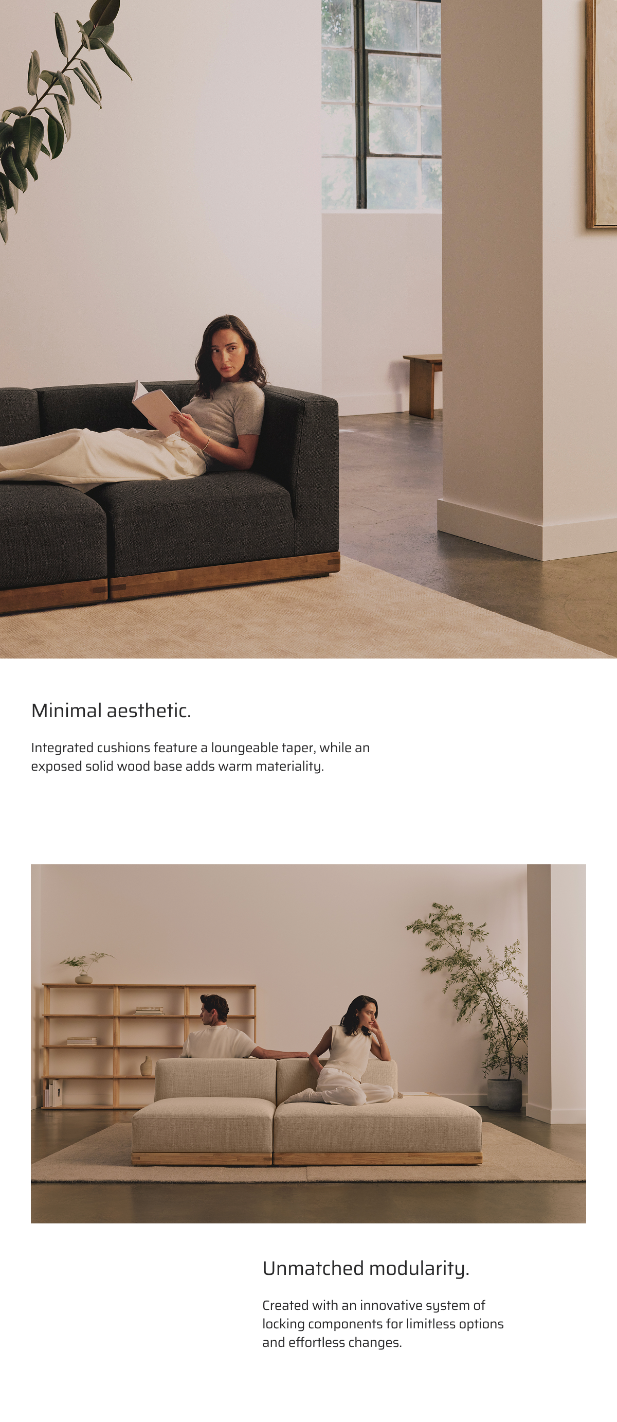 Minimal aesthetic.