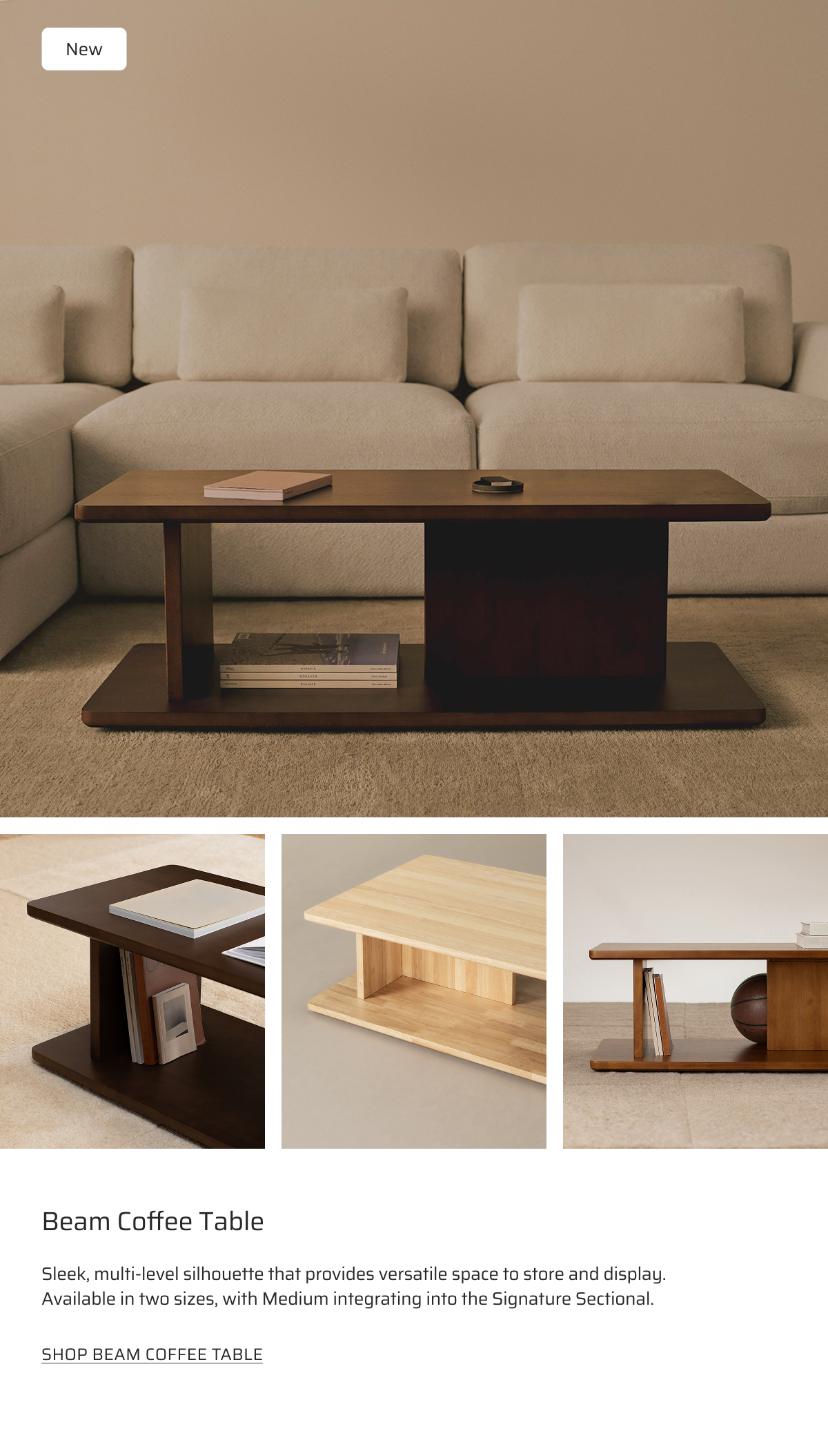 Beam Coffee Table.