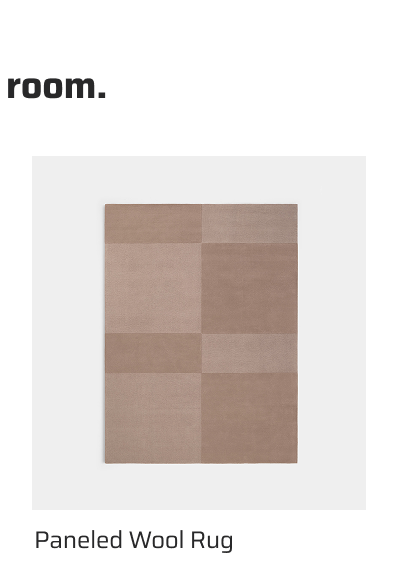 Paneled Wool Rug