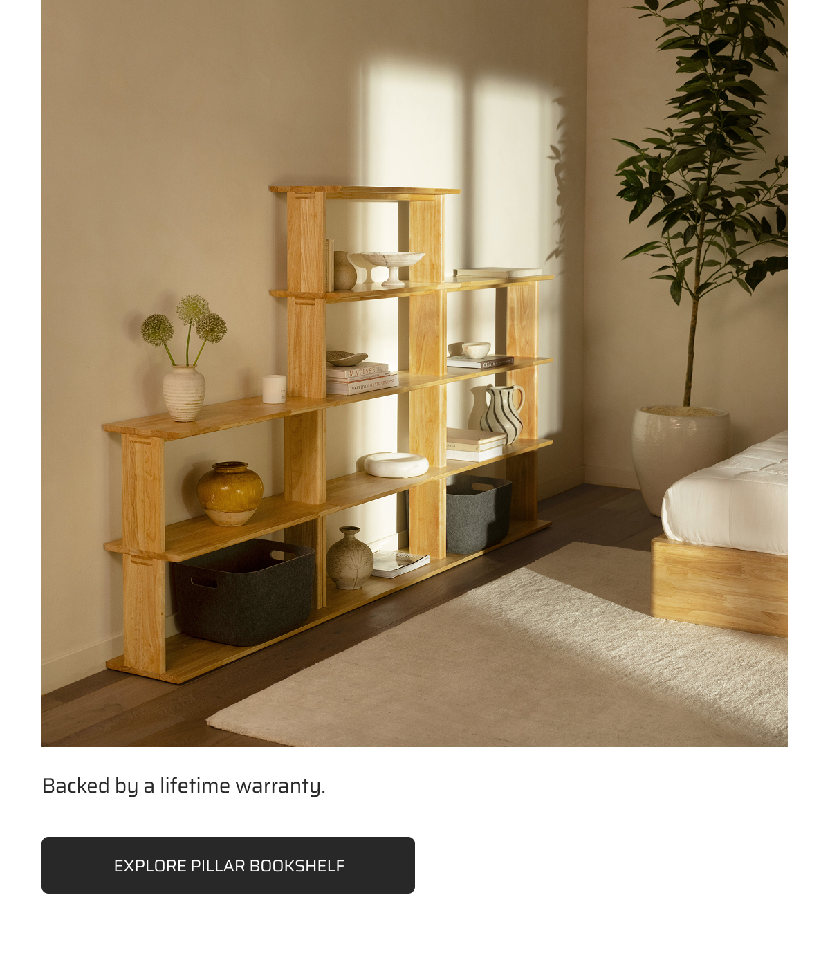 Explore Pillar Bookshelf.
