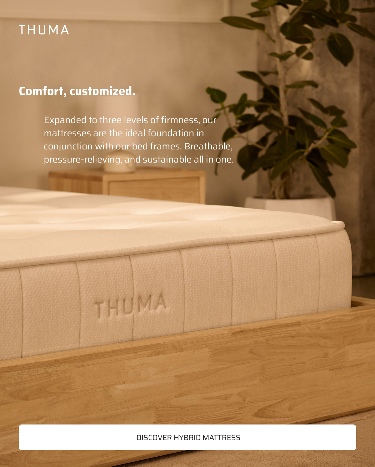 Discover Hybrid Mattress.