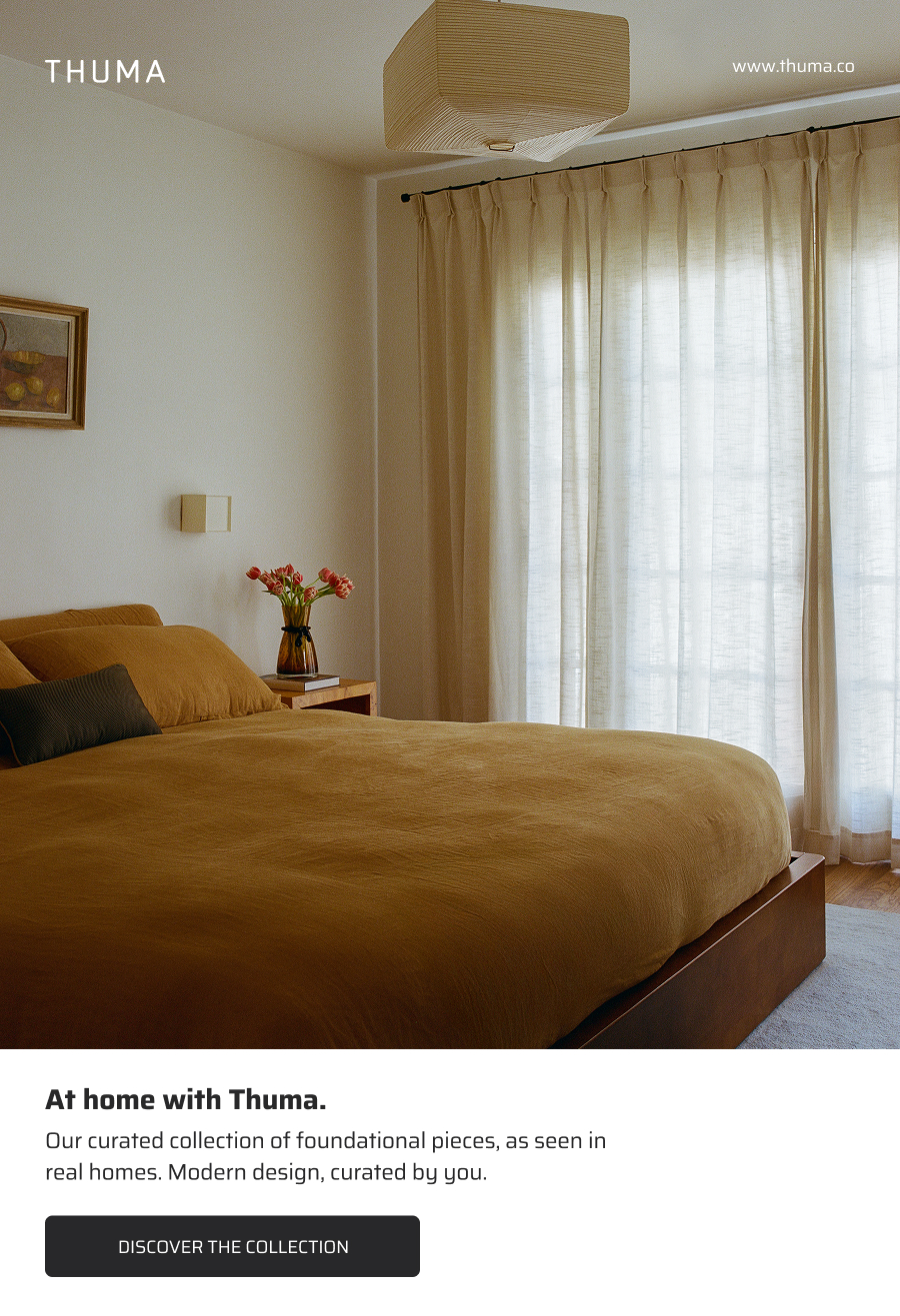 At home with Thuma.