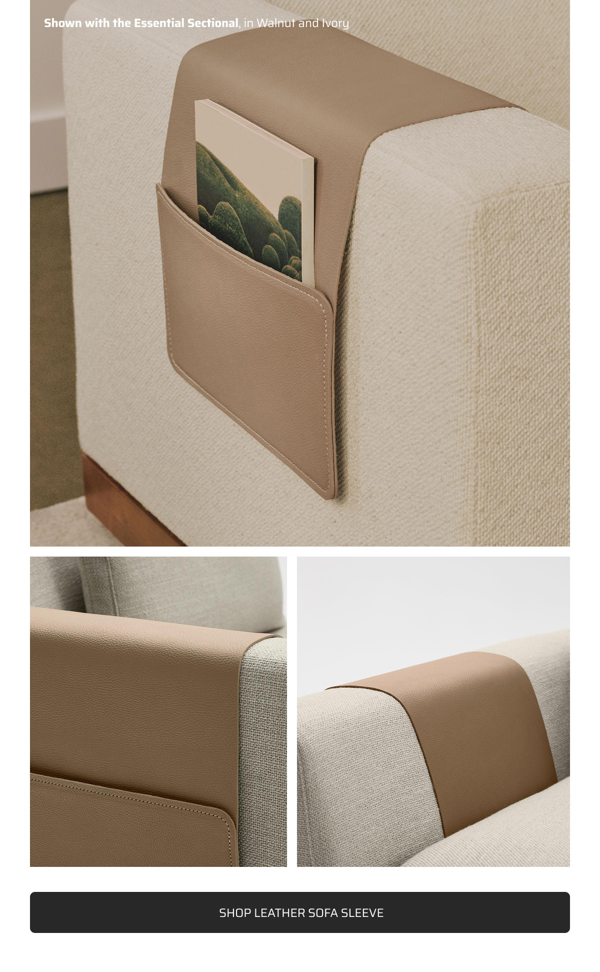Shop Leather Sofa Sleeve.