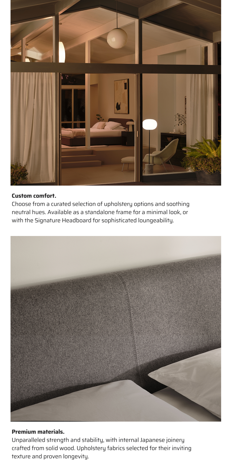 Choose comfort.