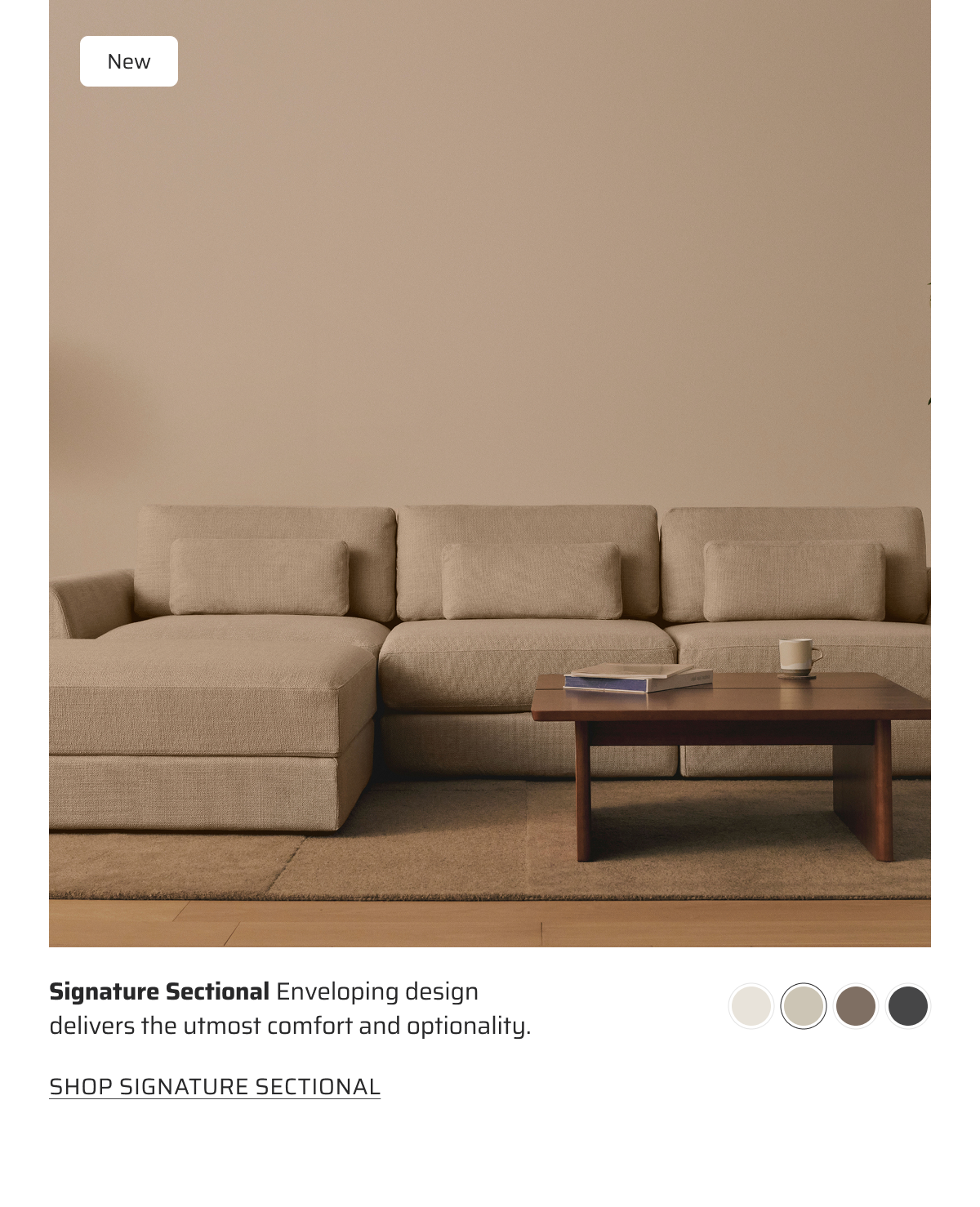 Shop Signature Sectional.