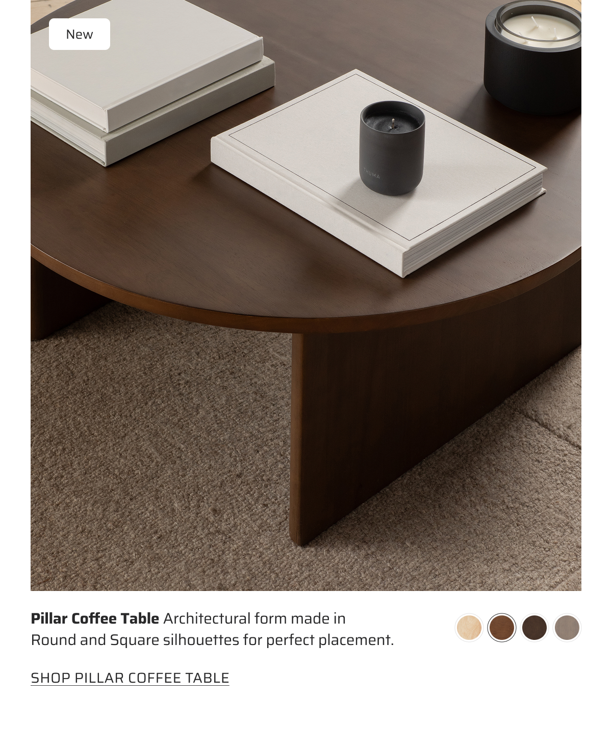 Shop Pillar Coffee Table.