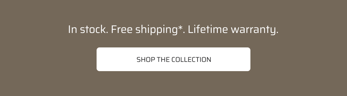 In stock. Free Shipping. Lifetime Warranty. 
