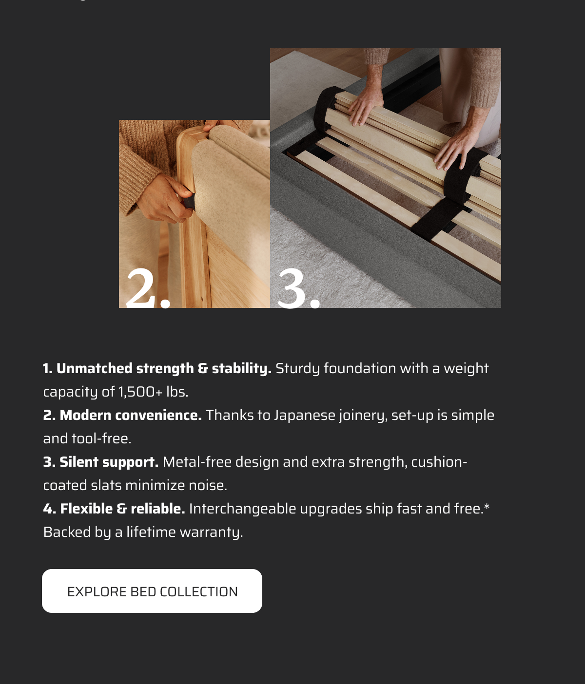 Explore bed collection. 