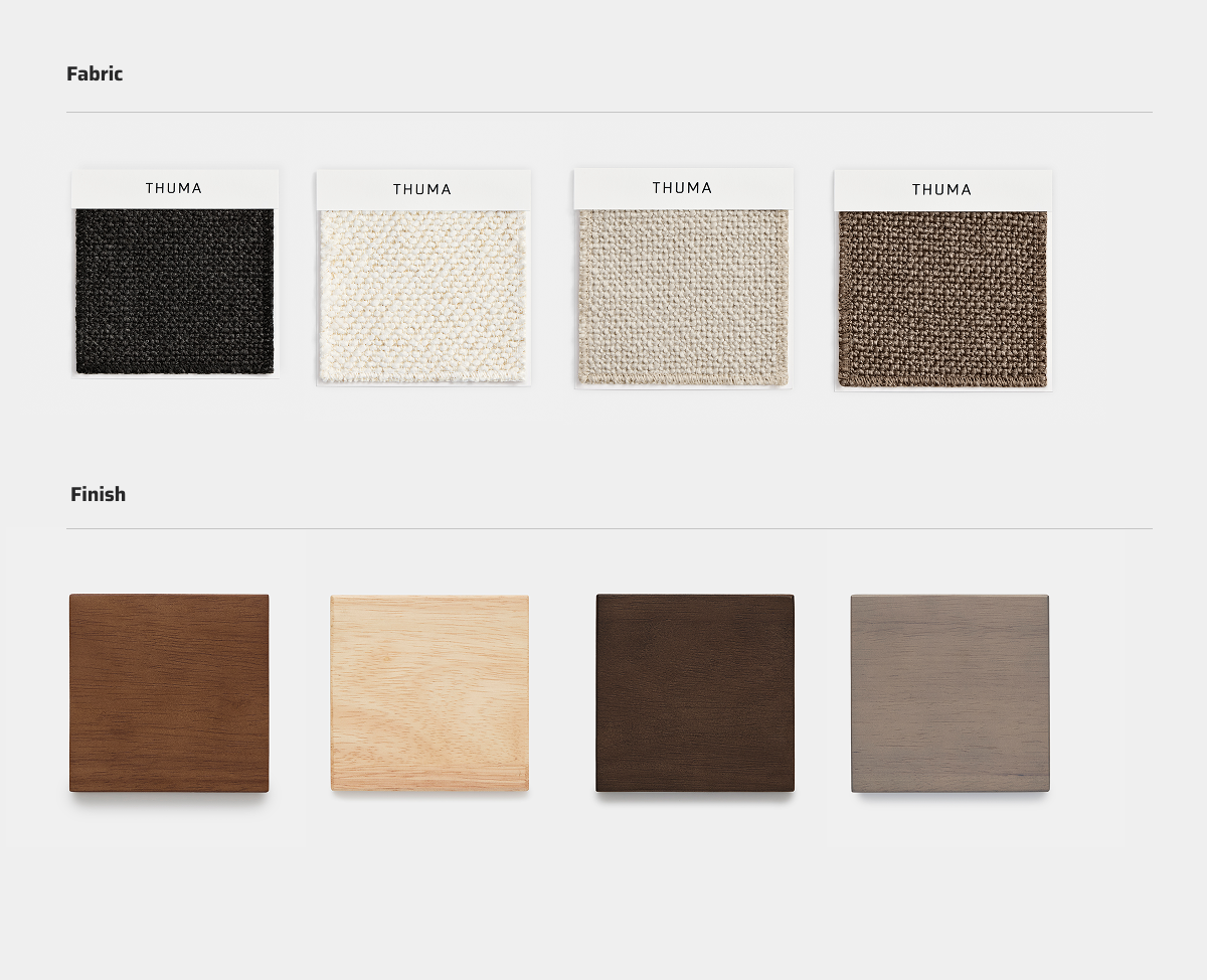 Fabric, Finish.