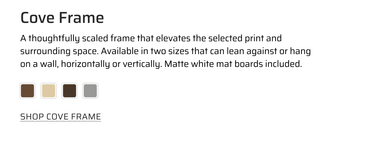 Shop Cove Frame