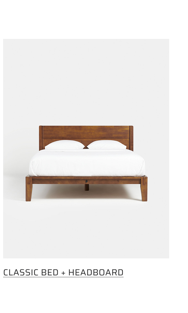 Classic Bed + Headboard