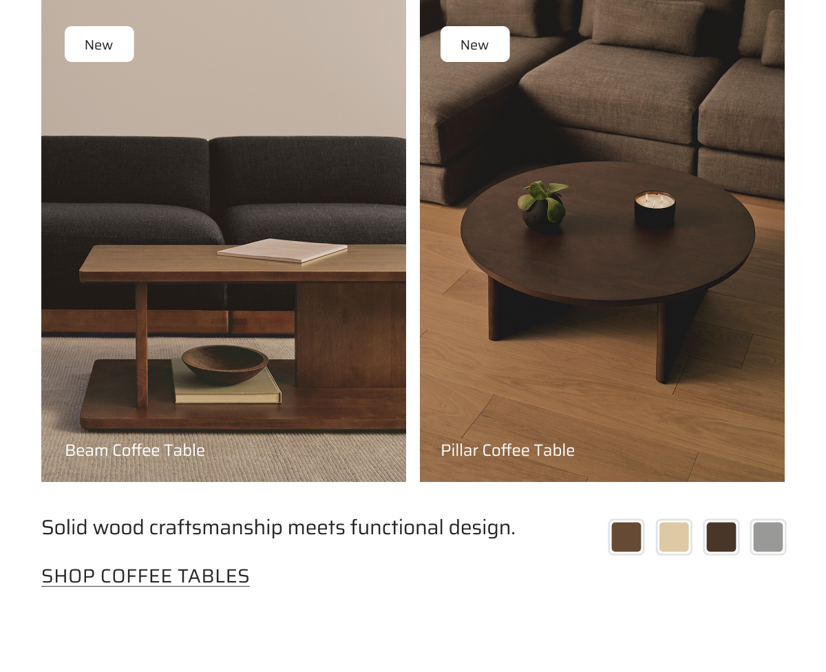 Shop Coffee Tables.
