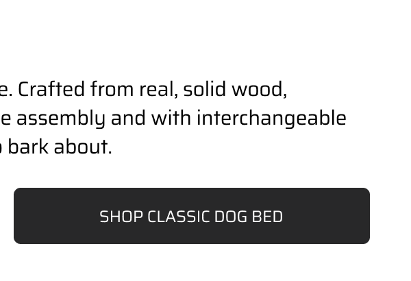 Shop Classic Dog Bed