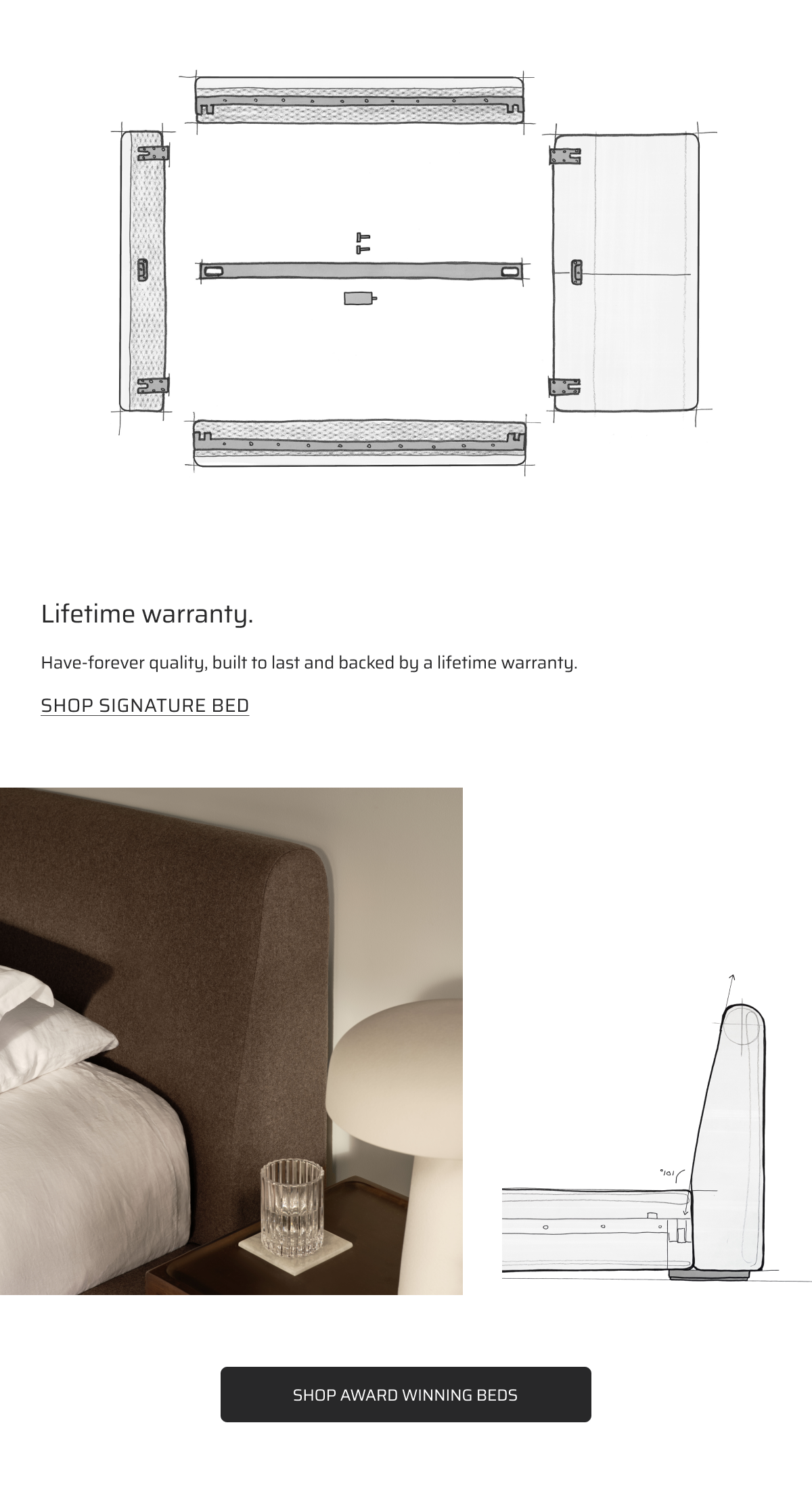Lifetime Warranty. Shop award winning beds.