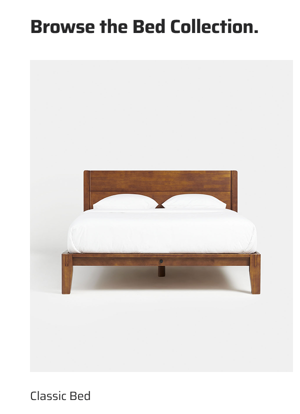 Browse the Bed Collection. Classic bed.