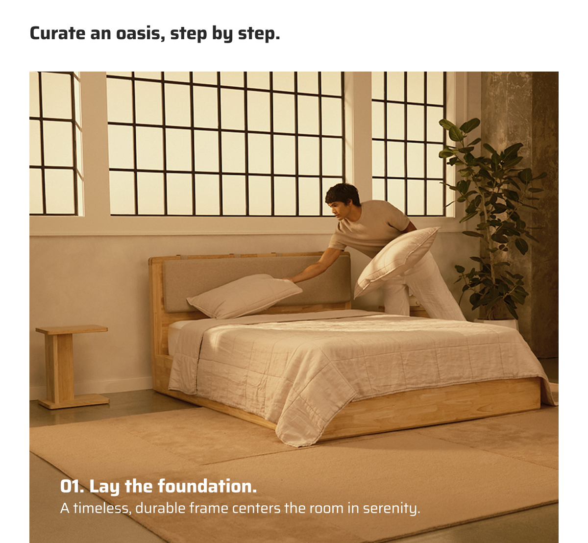 01. Lay the foundation. 