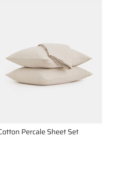 Cotton Percale Sheet Set