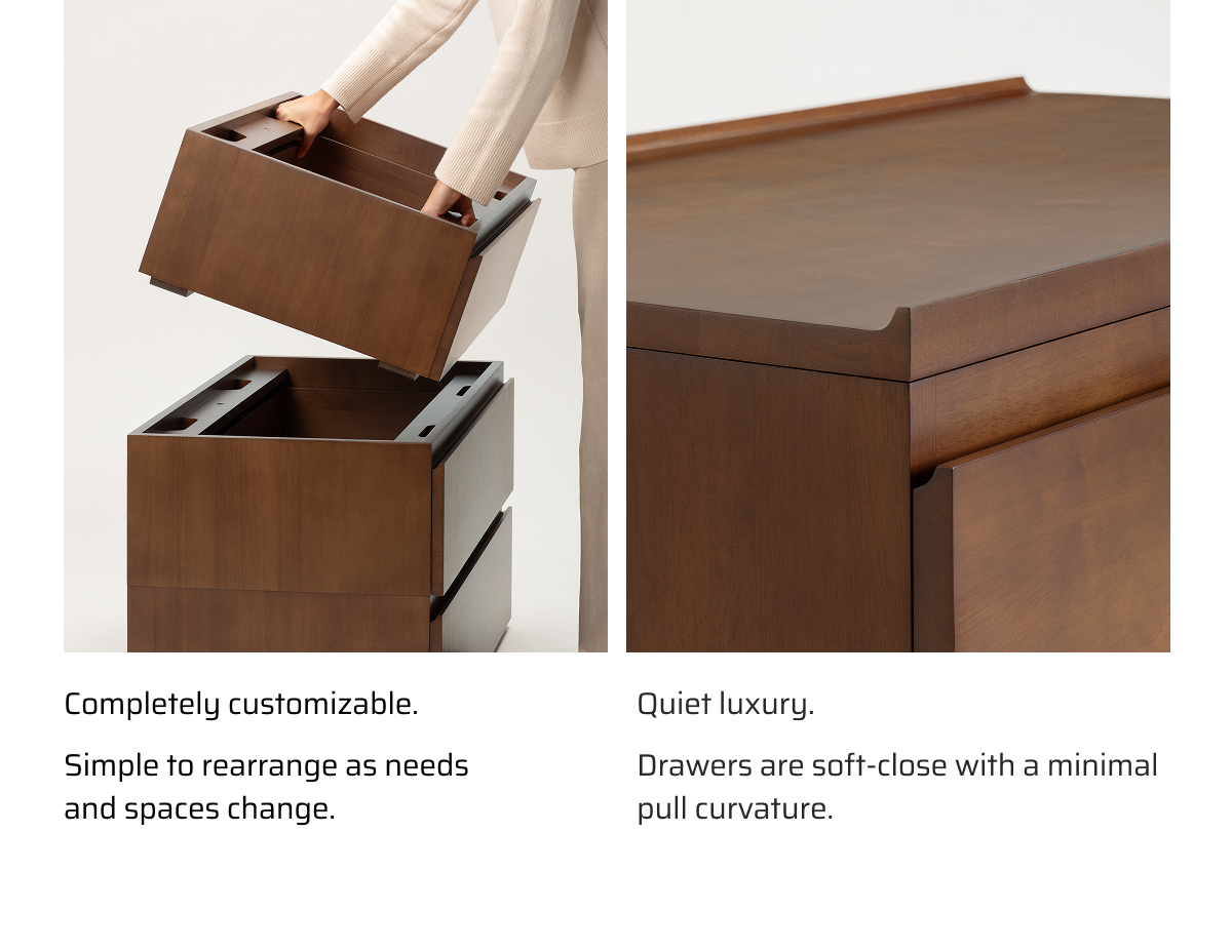 Completely customizable. Quiet luxury 